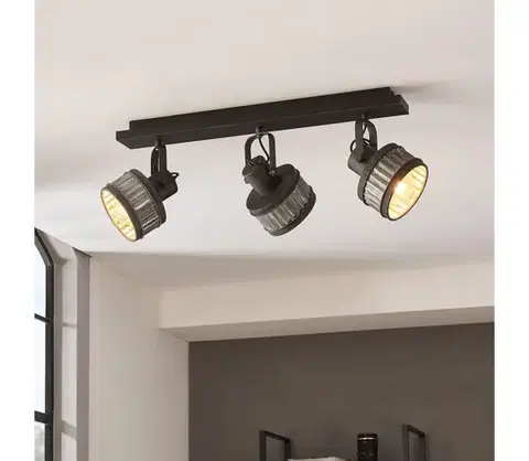 Svietidlá Eglo 43446 - Bodové svietidlo TURROCK 3xE27/28W/230V 43446