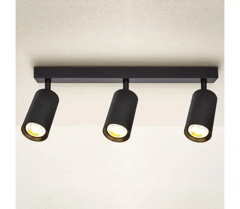 Svietidlá BRILAGI - Bodové svietidlo SELE 3xGU10/30W/230V čierna WO-A5-OEM