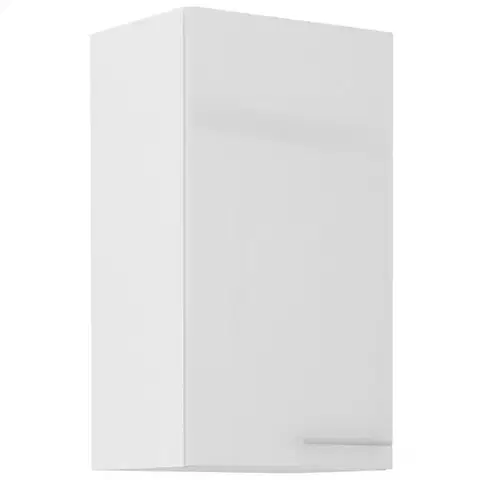 Kuchynské skrinky visiace Kuchynská skrinka Lara 40g-72 1f Mdf biely lesk