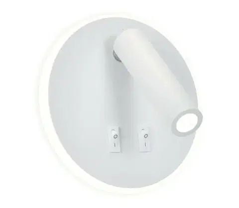 Svietidlá Eurolamp LED Nástenné bodové svietidlo IRIS LED/12W/230V 3000K biela 145-22050
