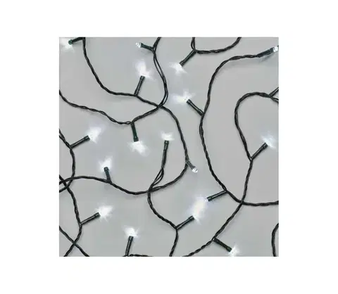 LED osvetlenie  LED vonkajší svetelný reťazec 120xLED/17m IP44 studená biela D4AC03