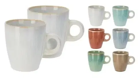Hrnčeky a šálky Kinekus Hrnček keramický  220ml sada 2 ks v krabičke mix