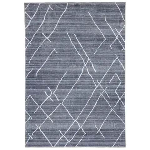 Moderné koberce Koberec Chenile Print Rug 0,8/1,5 RS2227PT-5 šedá
