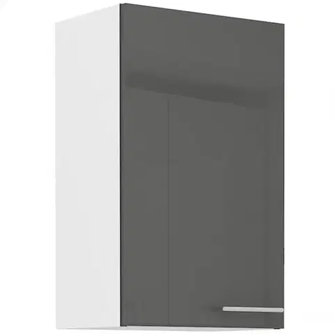 Kuchynské skrinky visiace Kuchynská skrinka Lara 45g-72 1f Mdf sedá lesk