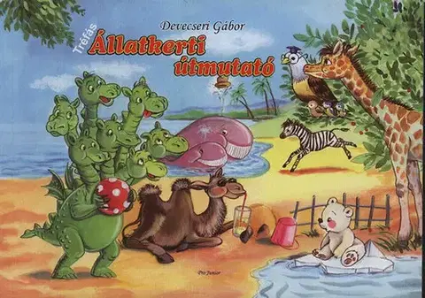 Leporelá, krabičky, puzzle knihy Tréfás állatkerti útmutató - Gábor Devecseri