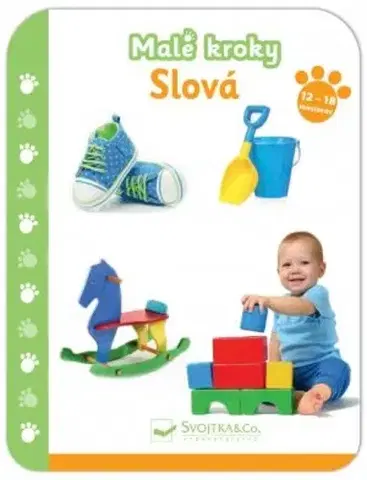 Leporelá, krabičky, puzzle knihy Malé kroky - Slová