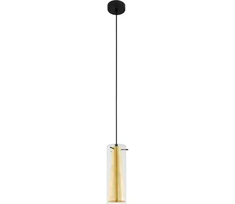 Svietidlá Eglo 79342 - Luster na lanku PINTO GOLD 1xE27/40W/230V zlatá 79342