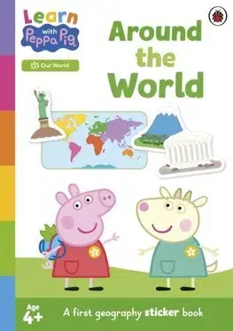 Nalepovačky, vystrihovačky, skladačky Learn with Peppa: Around the World sticker activity book