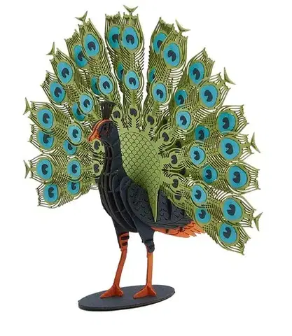 3D puzzle 3D Creative Farebné 3D puzzle Páv