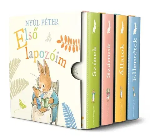 Leporelá, krabičky, puzzle knihy Nyúl Péter - Első lapozóim - Beatrix Potter