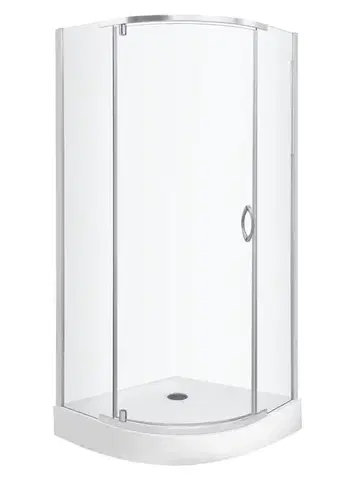 Sprchovacie kúty KERRA - Kabína sprchová Splash 80 s vaničkou 16 cm 5907548113849