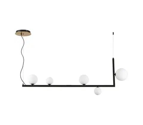 Svietidlá Ideal Lux - LED Luster na lanku BIRDS 5xG9/3W/230V čierna/zlatá 273648