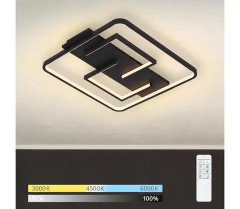 Svietidlá BRILAGI - LED stmievateľné stropné svietidlo FLARE LED/34W/230V 3000-6000K + diaľkové ovládanie BRXL35009-34W/CR