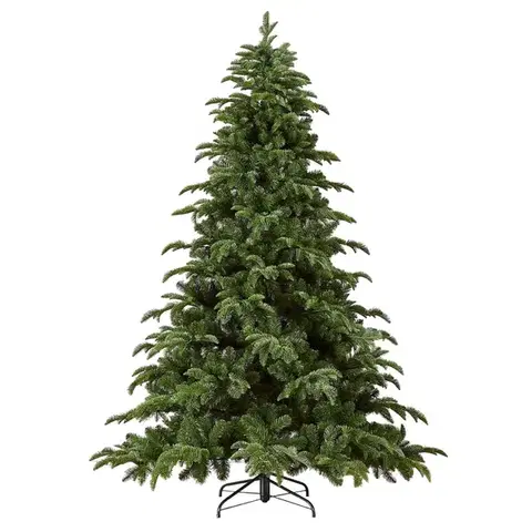 Vianočné stromčeky KONDELA Verala vianočný stromček 210 cm zelená