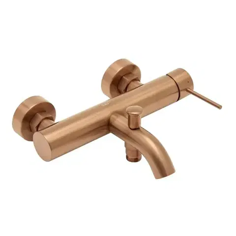 Kúpeľňové batérie Vaňová batéria SAT Aurum bez sprchového setu 150 mm brúsená rose gold SATBAUR222BRG SATBAUR222BRG