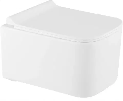 Záchody MEXEN/S - ELIS WC misa rimless + sedátko 39070100, biela 30910700