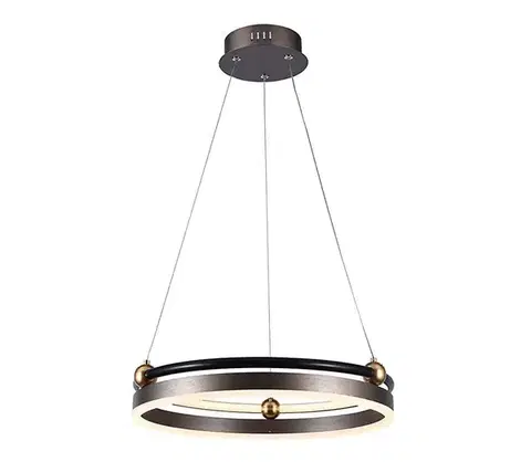 Svietidlá  LED Luster na lanku LED/20W/230V 3000K pr. 42 cm hnedá 23098