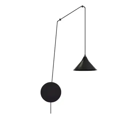 Svietidlá EMIBIG Luster na lanku ABRAMO 1xE27/15W/230V čierna 160/1