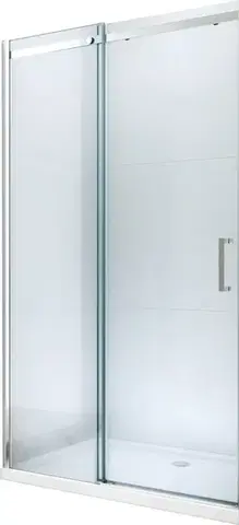 Sprchovacie kúty MEXEN - Omega posuvné sprchové dvere 120, transparent, chróm so sadou pre niku 825-120-000-01-00