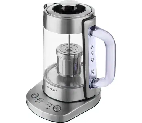 Predlžovacie káble Sencor - Rýchlovarná kanvica s reguláciou teploty 1,5 l 1500W/230V nerez 41006550