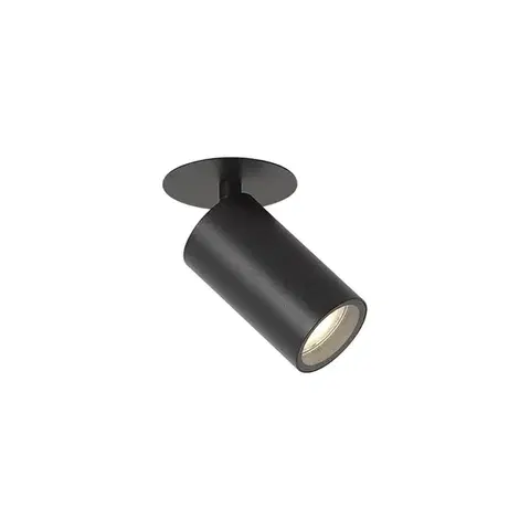 Zapustené svietidlá Moderné zapustené bodové svietidlo čierne GU10 50mm IP44 - Chels