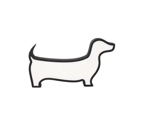 Lampy  LED Detská stolná lampa DOG LED/12W/230V čierna 41-10643