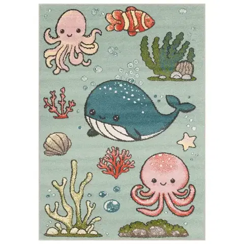 Koberce pre deti Koberec FD Funky TOP Aquario 1,0/1,7 sivý