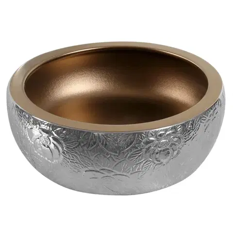 Umývadlá KERRA - Umývadlo na dosku KR-124 (chrómovo hnedé) 5907548118240