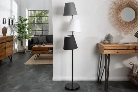 Osvetlenie Stojací lampa LANSING Dekorhome