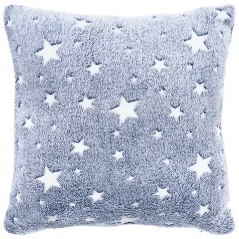 Obliečky 4Home Obliečka na vankúšik Stars svietiaca modrá, 40 x 40 cm