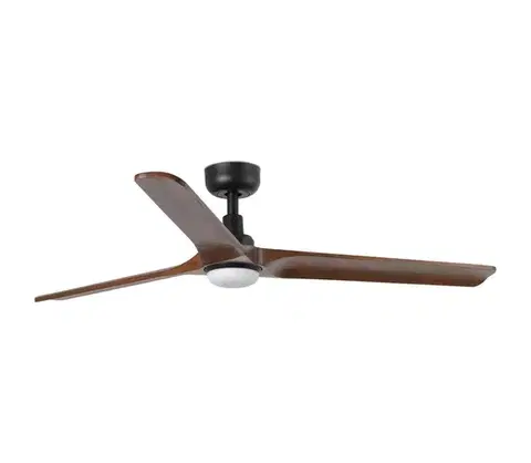 LED osvetlenie FARO Barcelona FARO 33809WT1S-LED Stmievateľný látor HEYWOOD L 10W/230V CCT pr.132cm drevo/čierna WT+DO 33809WT1S-D
