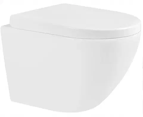 Záchody MEXEN/S - Lena Závesná WC misa vrátane sedátka, duroplast, biela 30220200