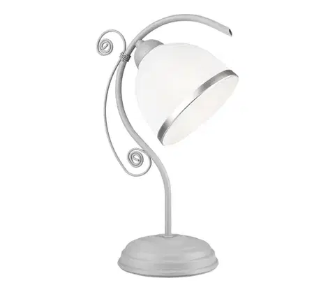 Lampy  Stolná lampa RETRO II 1xE27/60W/230V strieborná LN 1.51/srebrny