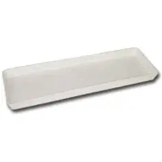 Kvetináče a truhlíky Kinekus Miska pod truhlik plastová, 50cm, biela, T6
