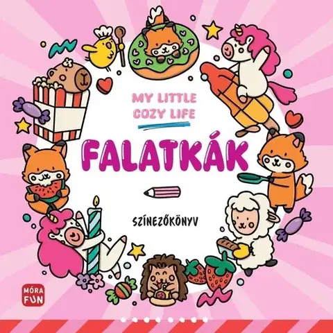Pre deti a mládež - ostatné My Little Cosy Life - Falatkák. Színezőkönyv