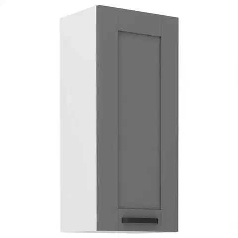 Kuchynské skrinky visiace Kuchynská skrinka Luna dustgrey/biela 40G-90 1F