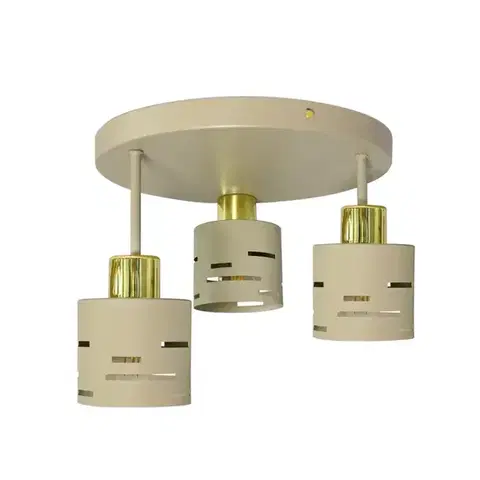 Lampy do obývačky Luster NIVOR 66892 BEIGE LW3