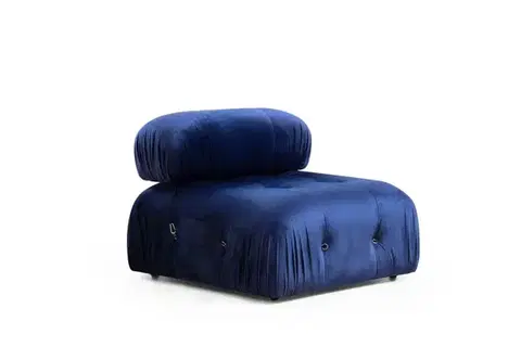 Kreslá Kreslo / Jednomiestna pohovka Bubble O1 - Velvet Blue