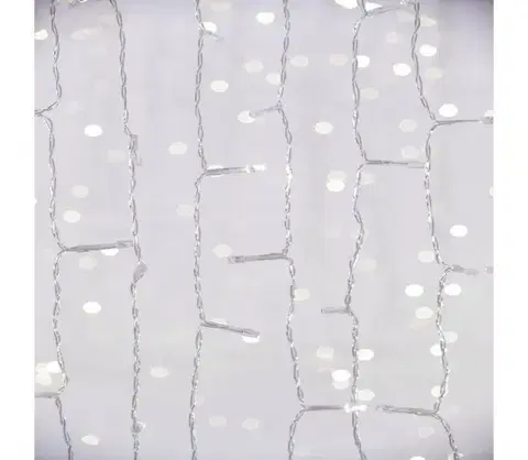LED osvetlenie Eurolamp LED vonkajší záves CURTAIN 480xLED/8,4W/230V 3x3 m IP44 studená biela 600-11379