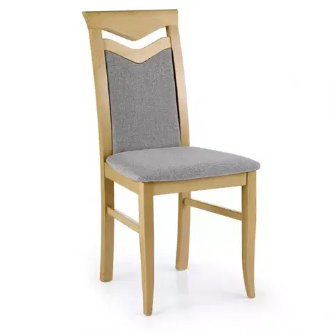 Čalúnené stoličky Stolička Citrone drevo/tkanina dub/inari 91 44x53x96