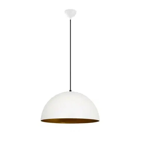 Svietidlá Závesný luster Mini Sivani - MR - 719, biela-zlatá