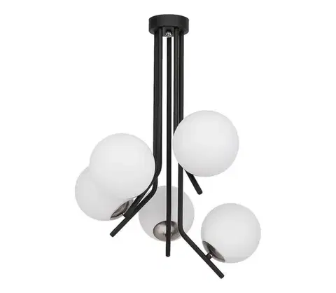 Svietidlá Jupiter 1737 - Luster na tyči TIM 5xE14/40W/230V chróm 1737