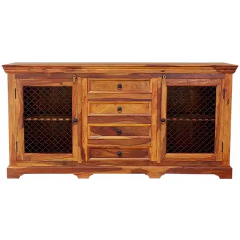 Komody Komoda 180x90x45 Jali z indického masívu palisander