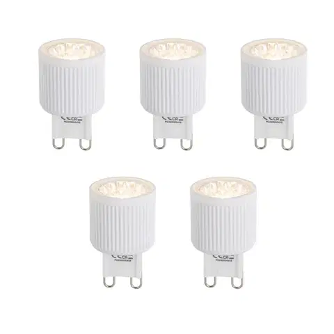 LED osvetlenie Sada 5 LED žiaroviek G9 24 mm 3 W 300 lm 2700 K
