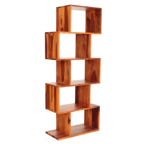 Knižnice Knižnica Rami 60x150x30 indický masív palisander
