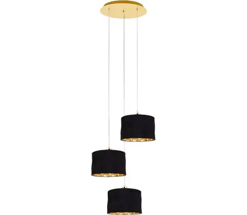 Svietidlá Eglo 39226 - Luster DOLORITA 3xE27/60W/230V 39226