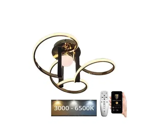 Svietidlá  LED Stmievateľný prisadený luster LED/70W/230V 3000-6500K + diaľkové ovládanie J3333/GCH