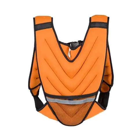 Ostatné fitness náradie Záťažová vesta inSPORTline Klaper 5 kg oranžová