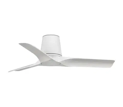 Ventilátory FARO Barcelona FARO 33826WT-Stropný látor HEY TUB S biela pr. 90 cm WT + diaľkové ovládanie 33826T