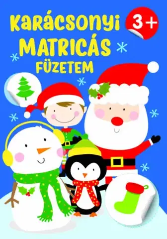 Nalepovačky, vystrihovačky, skladačky Karácsonyi matricás füzetem
